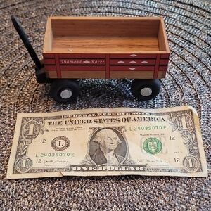 Miniature Diamond Supply Co. Red and Black Racer Wagon